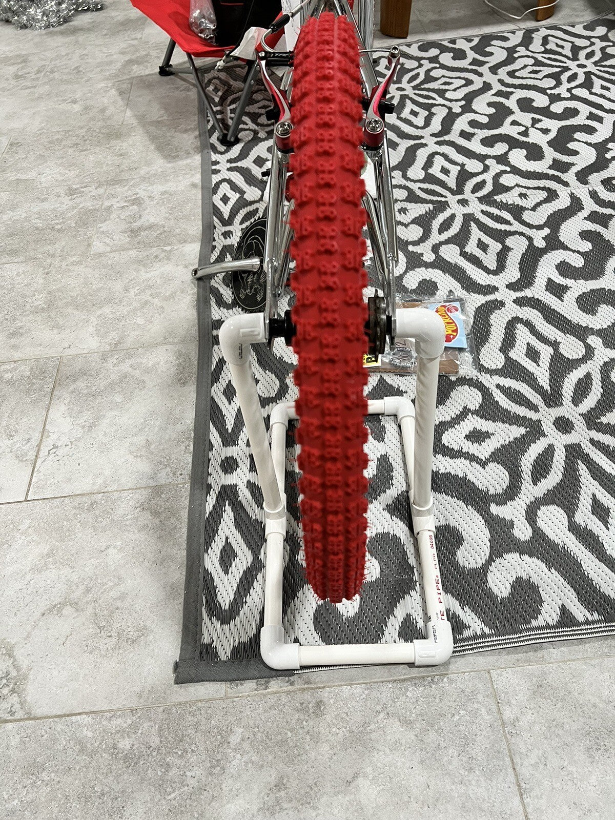 PVC Bicycle Stand for BMX Bikes – DIY Home Made Bike Storage
