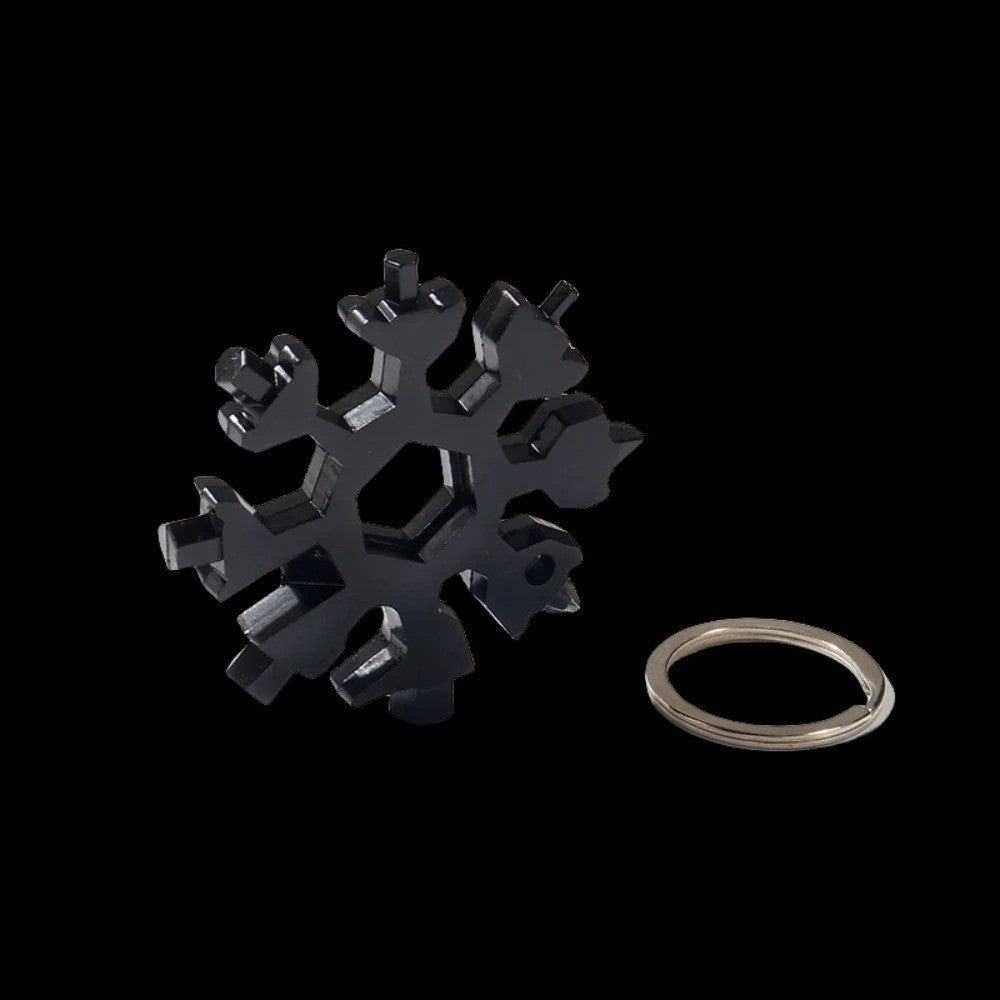 18-in-1 Stainless Steel Snowflake Multi-Tool Portable Camping & Outdoor Gear