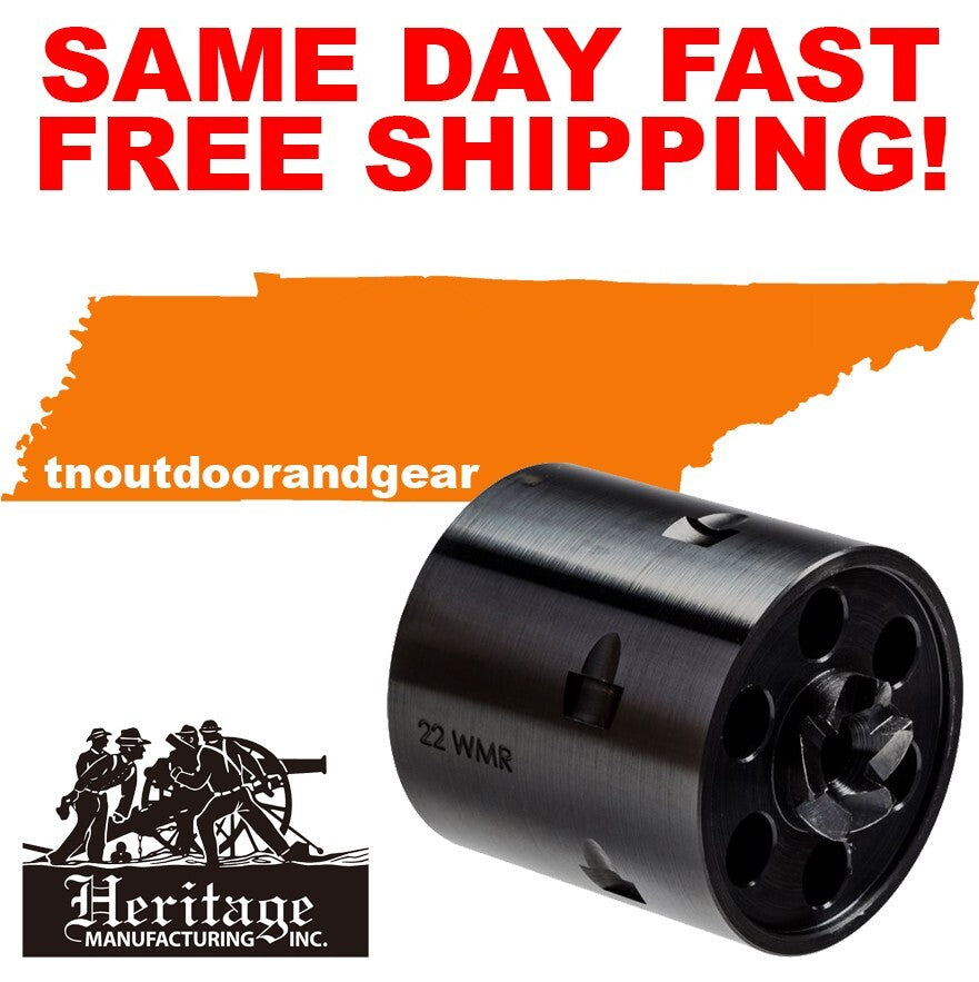 Heritage Rough Rider .22 WMR 6-Shot Revolver Cylinder - Compatible with 4-3/4" & 6" Barrels