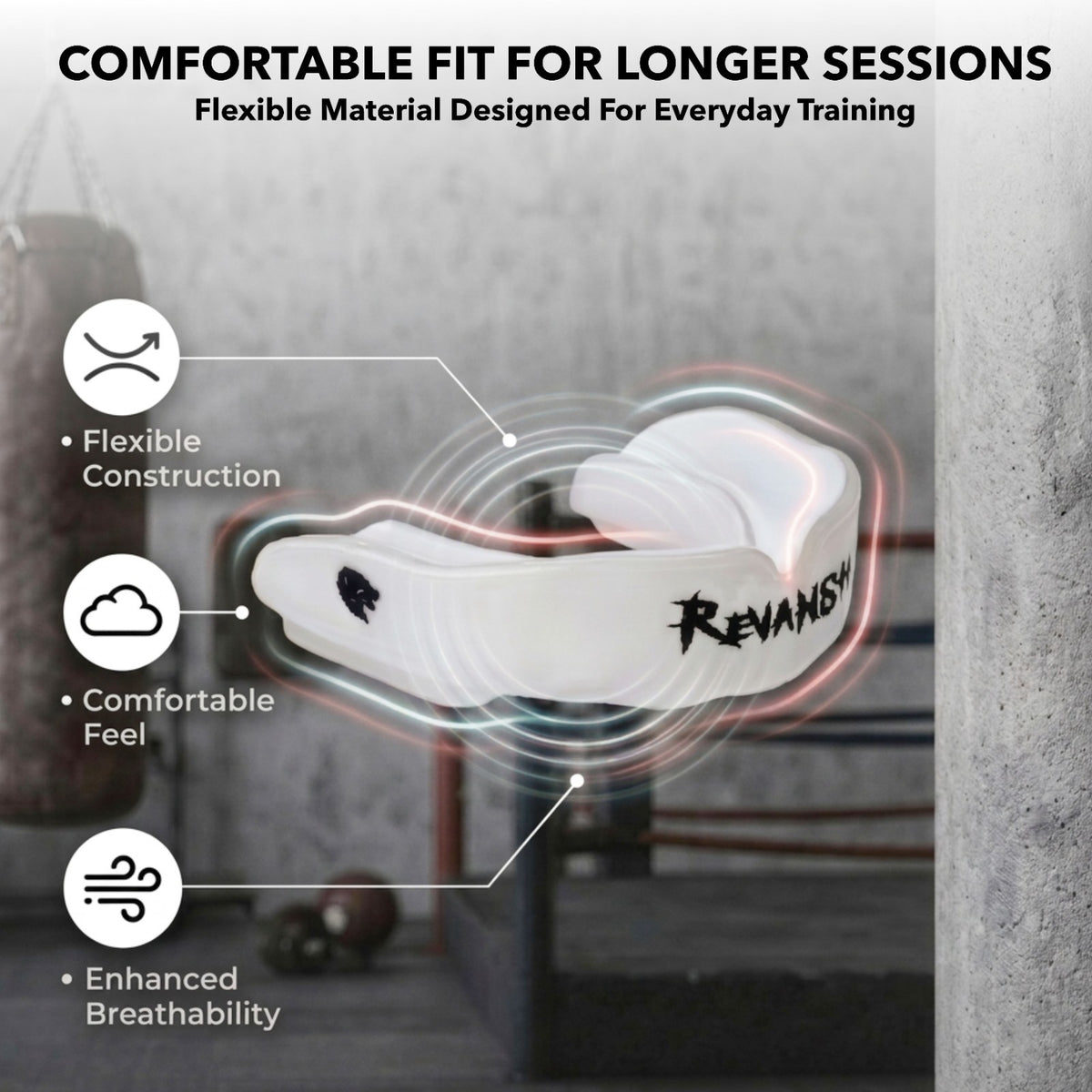 Impact-Resistant Boxing MMA Mouth Guard Boil & Bite Gum Shield