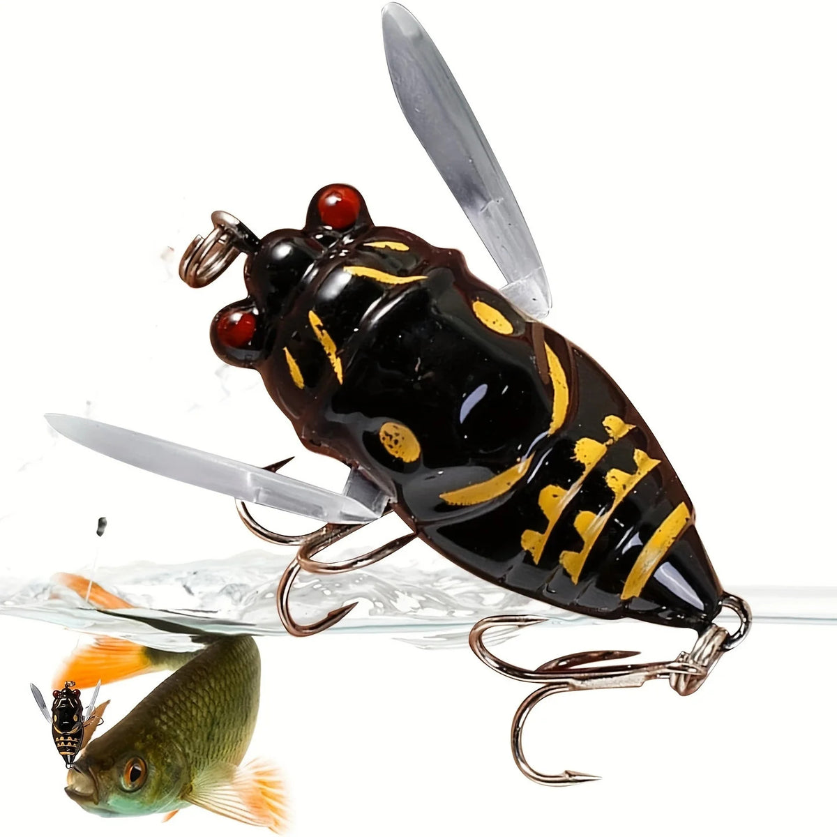 Holographic Cicada Fishing Lure 2024 Hard Bait for Freshwater & Saltwater