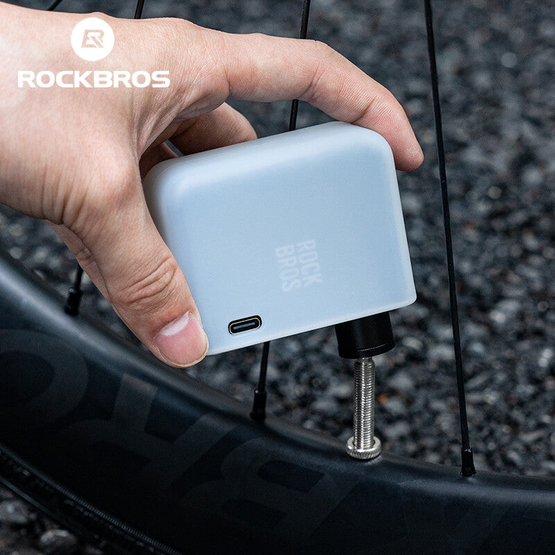 Portable Electric Bike Pump 120PSI with Digital Display & Type-C Charging