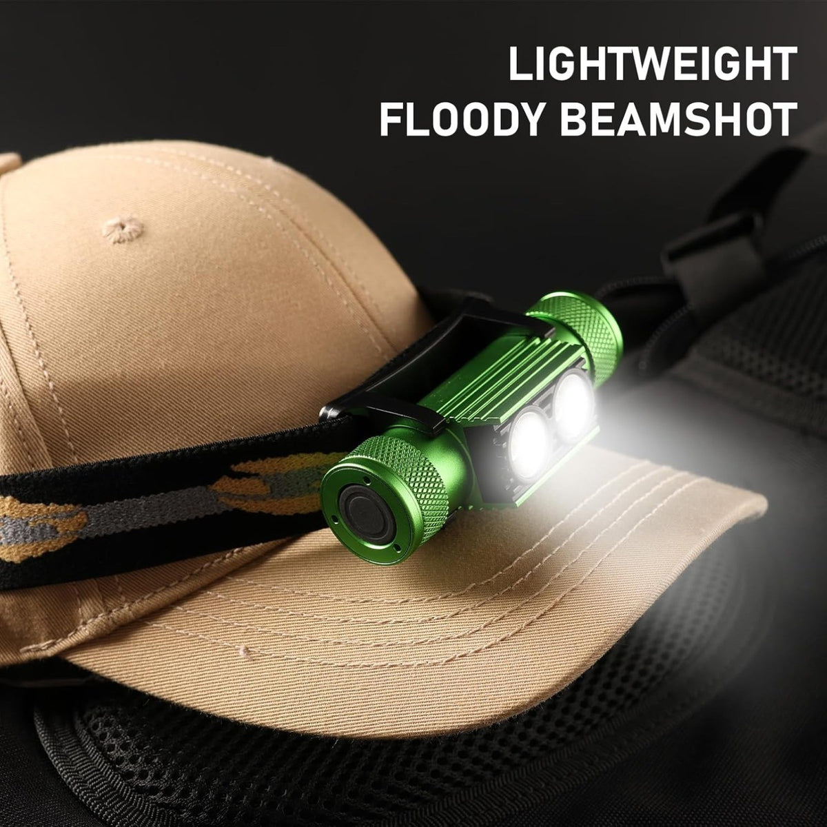 Rechargeable LED Headlamp 1200 Lumens Waterproof Long Runtime for Camping Hiking