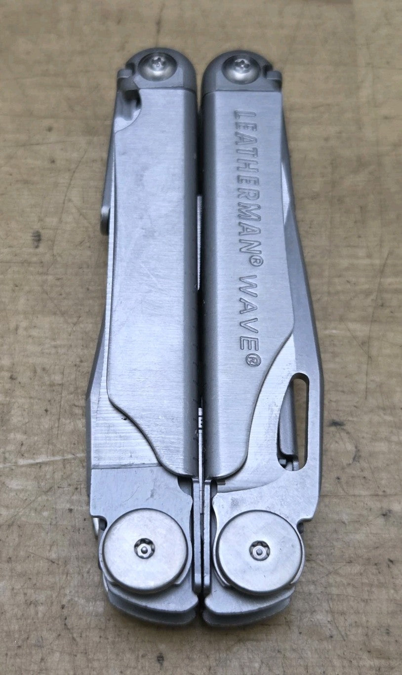 Leatherman Wave Multi-Purpose Tool 831097 with Pouch - Durable Hand Tool