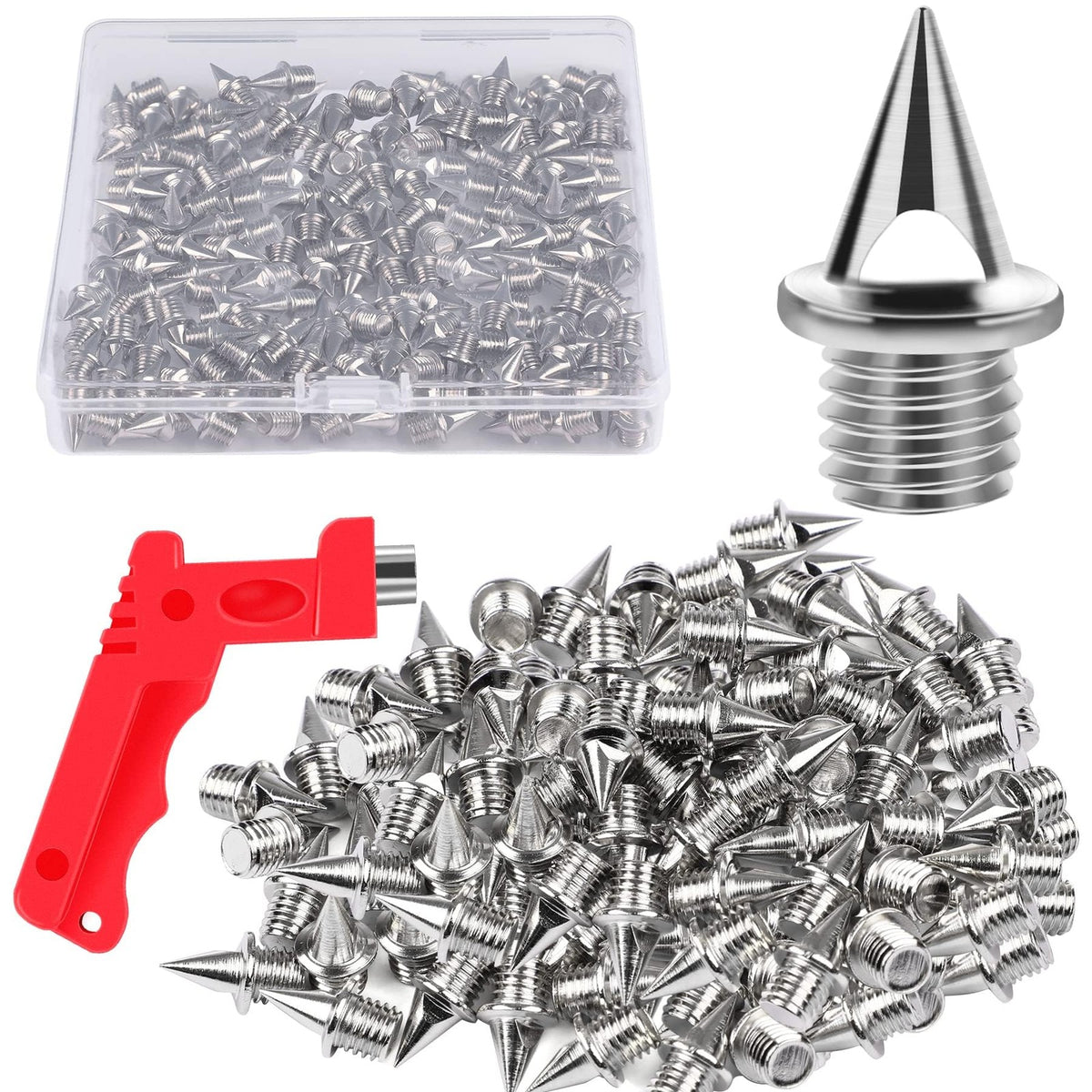 120Pcs 1/4 Inch Replacement Spike Set for Track and Cross Country Running Shoes
