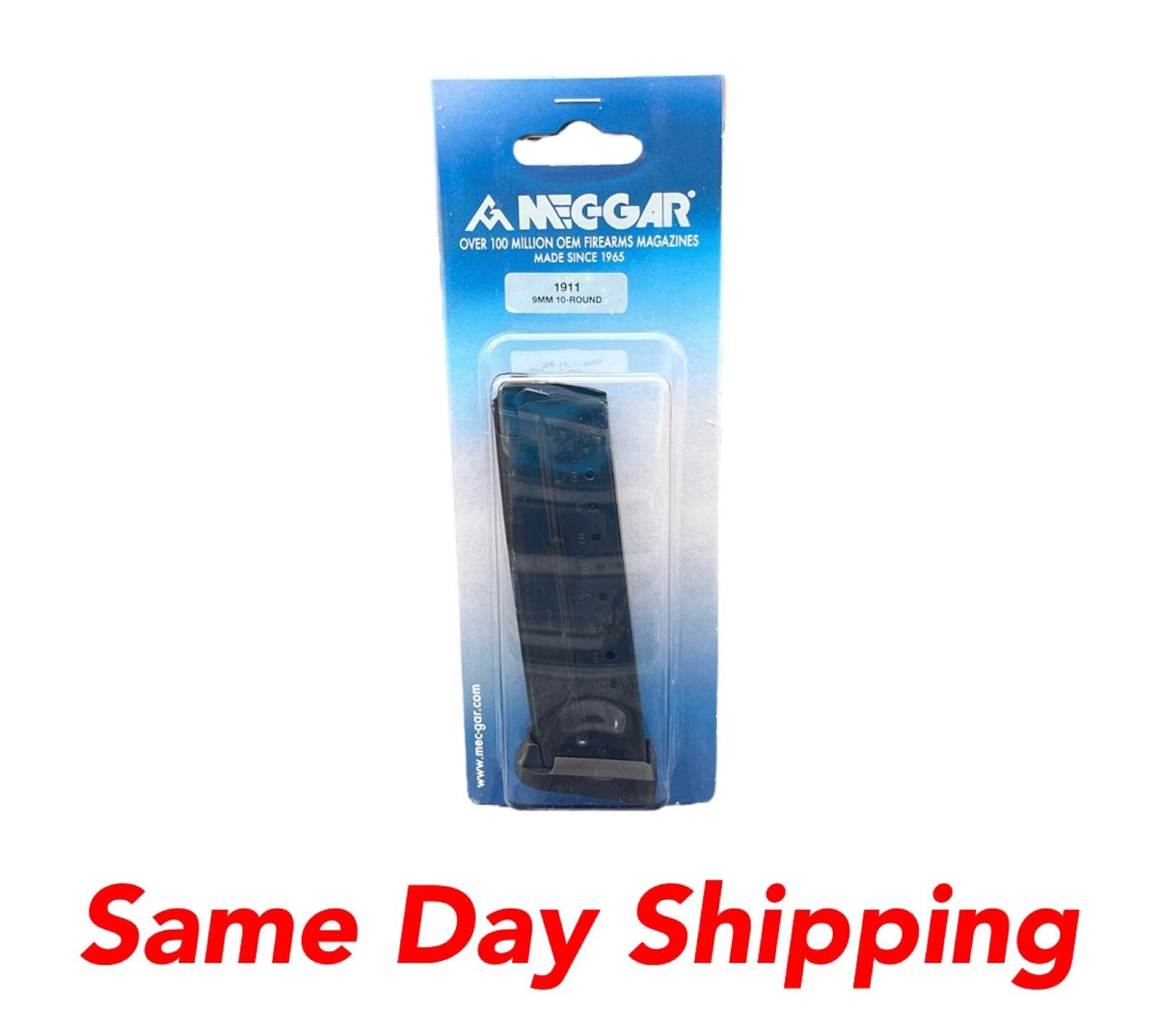 9mm 10-Round Pistol Magazine for 1911 Government - Black