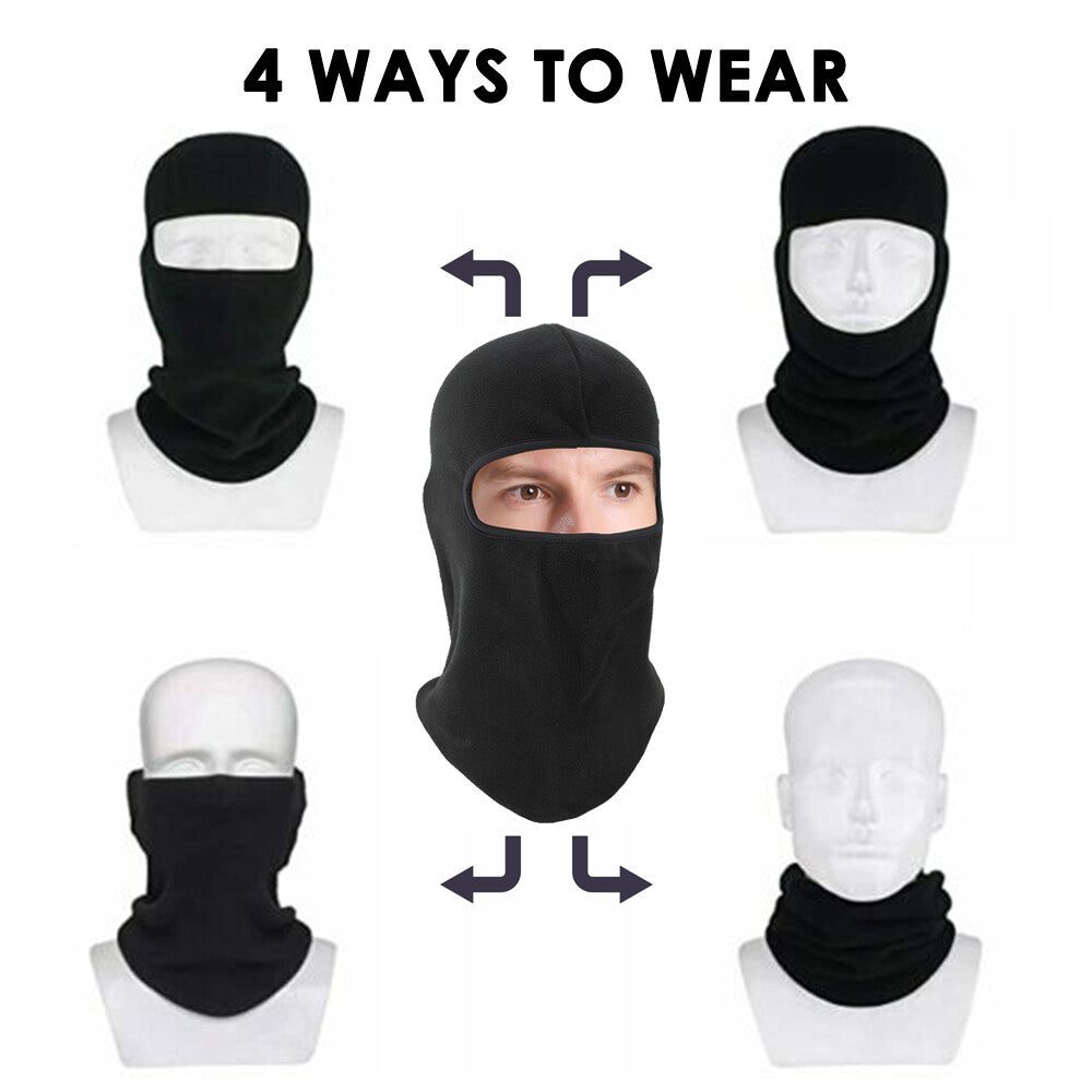 Winter Balaclava Face Mask Windproof Fleece Ski Motorcycle Tactical Hat