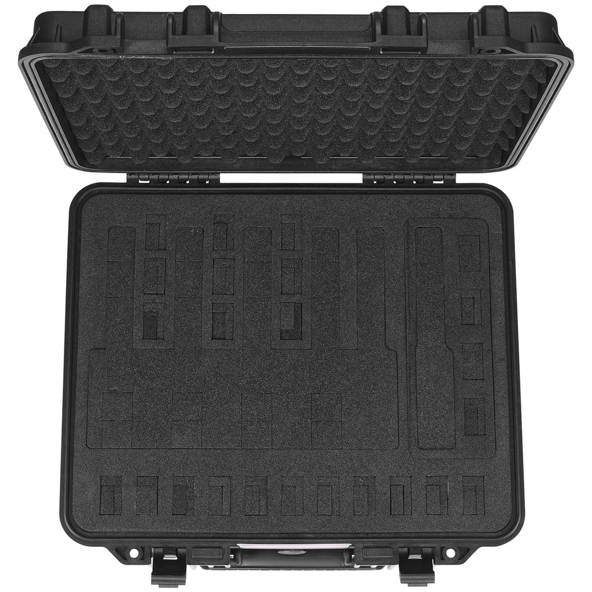 Waterproof Hard Pistol Case for 6 Handguns - Lockable TSA Approved Storage