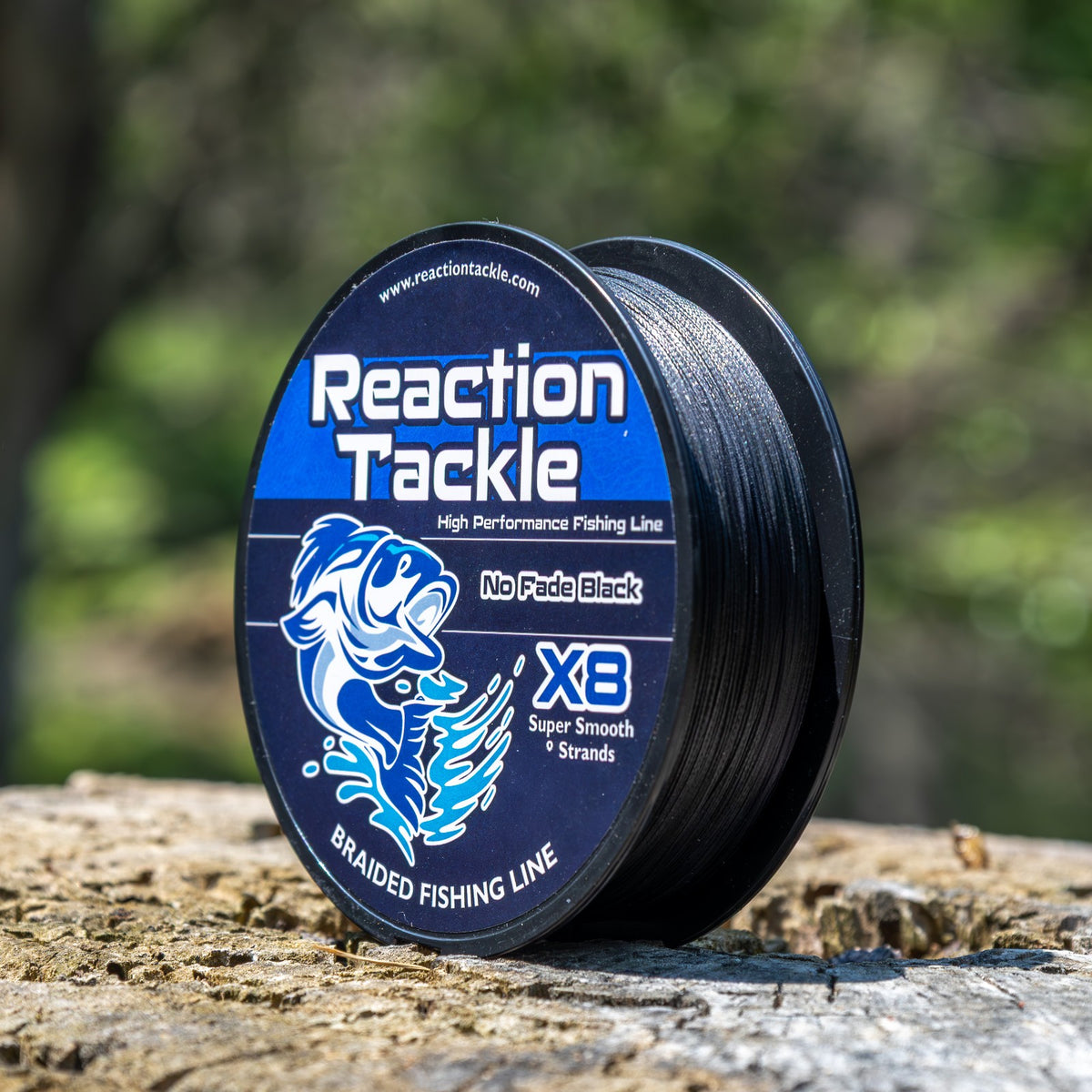 No-Fade Braided Fishing Line - 4 or 8 Strands, High Strength & Long Casting