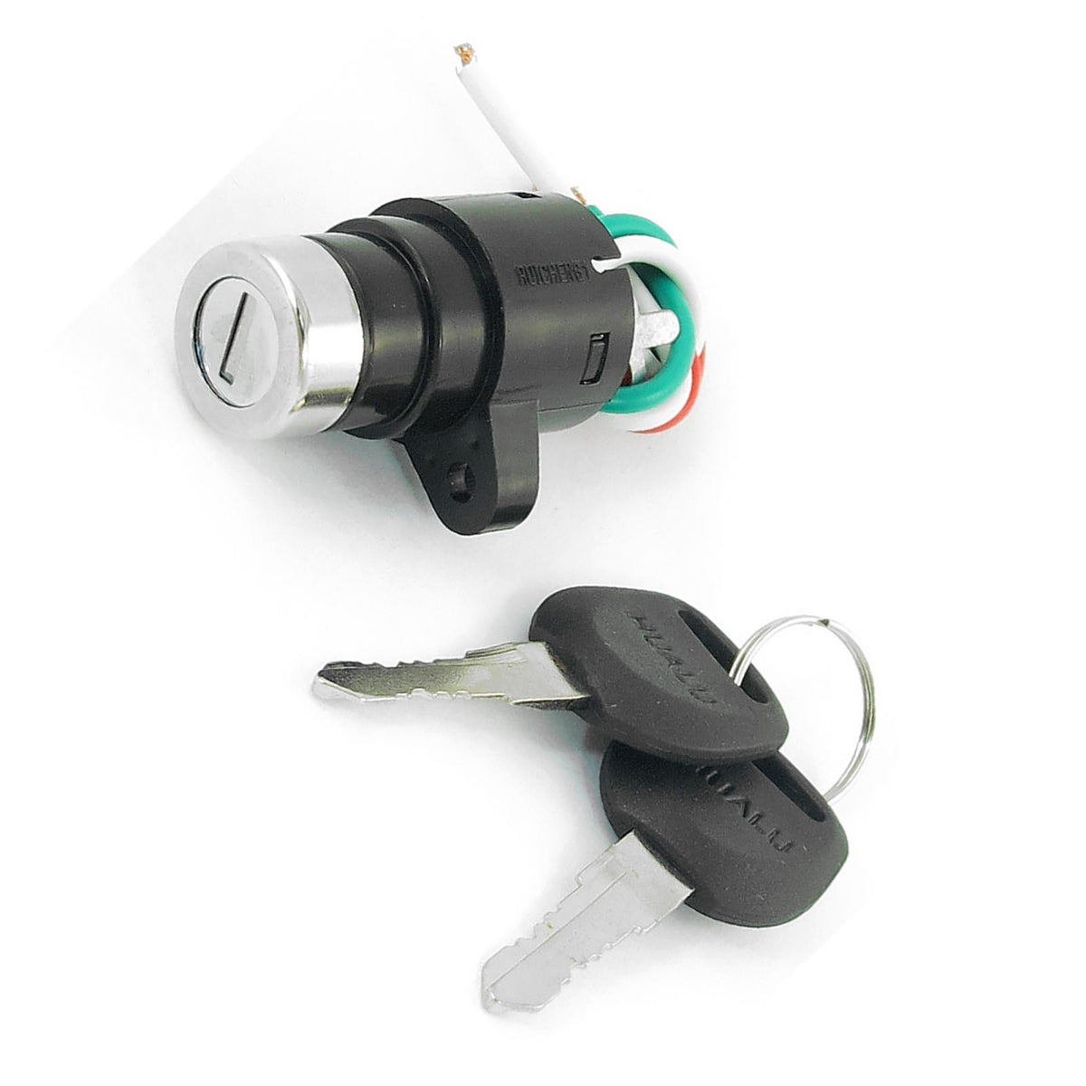 Electric Bike Lock with Ignition Switch Keys for Bicycle & Scooter Security