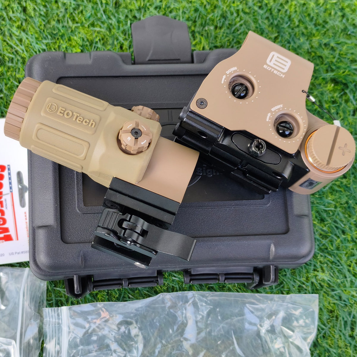 Holographic Magnifier Combo with Military-Grade Coating for Rifles and Weapons