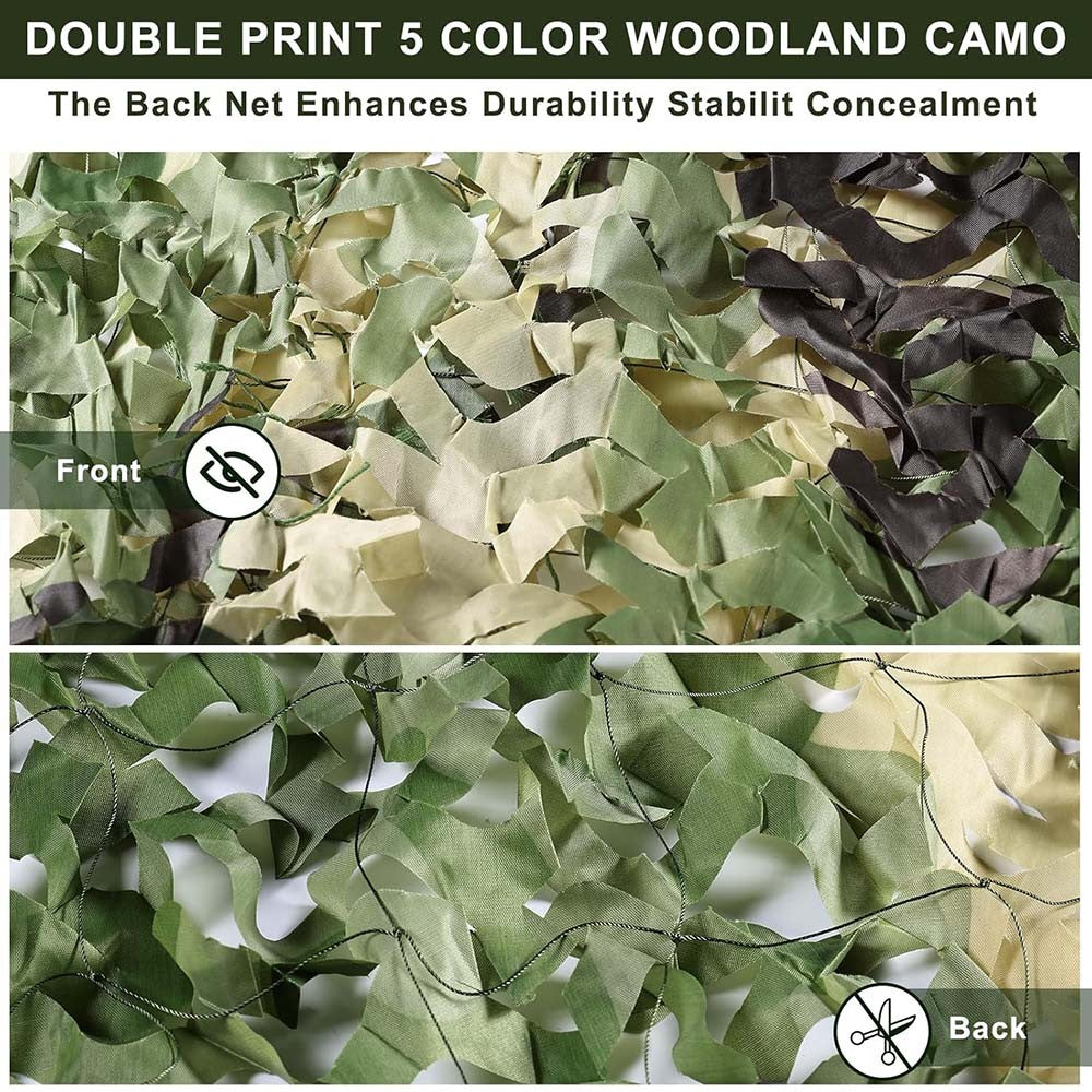 Camouflage Netting 23ft x 5ft for Hunting Camping Outdoor Tactical Cover