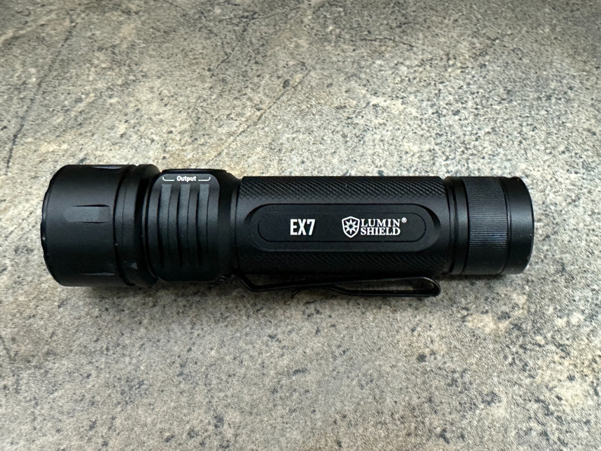 Rechargeable LED Flashlight 6000 Lumens with USB-C, Waterproof & High Power