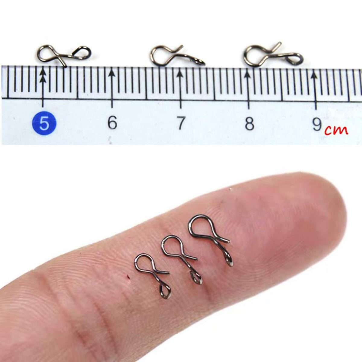 150 Pack Stainless Steel Fly Fishing Snaps - Quick Change Lures & Hooks