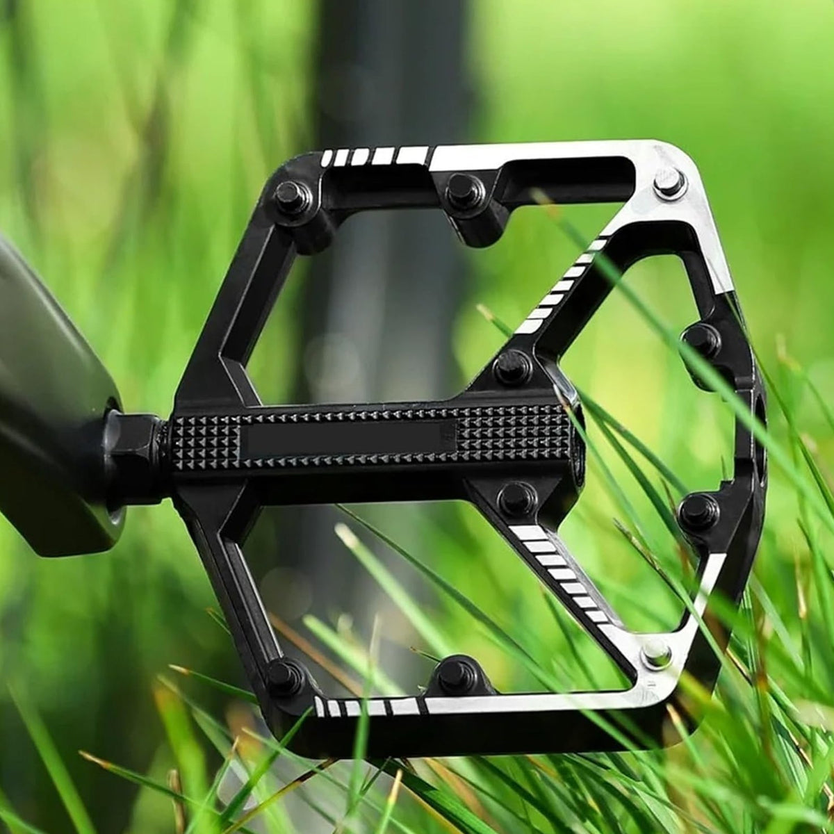 2 Pcs 4-Inch Aluminum Alloy Bike Pedals MTB Road Sealed Bearing