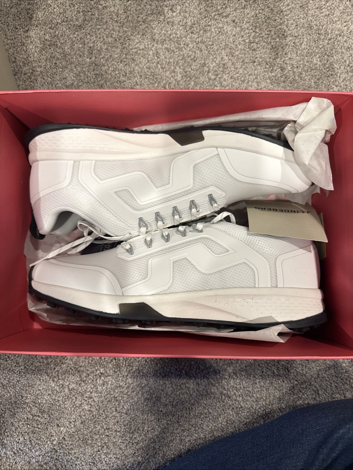 Men's Spikeless Golf Shoes Waterproof Breathable Athletic Sneakers