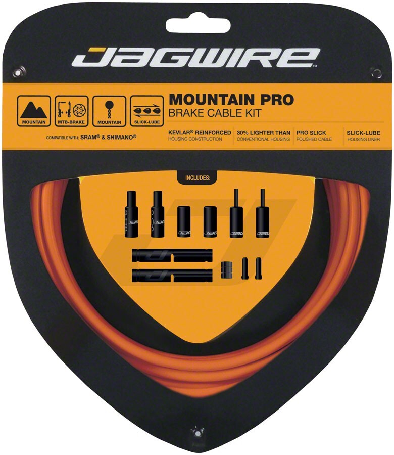 Jagwire Mountain Pro Brake Cable Kit for MTB - All Colors