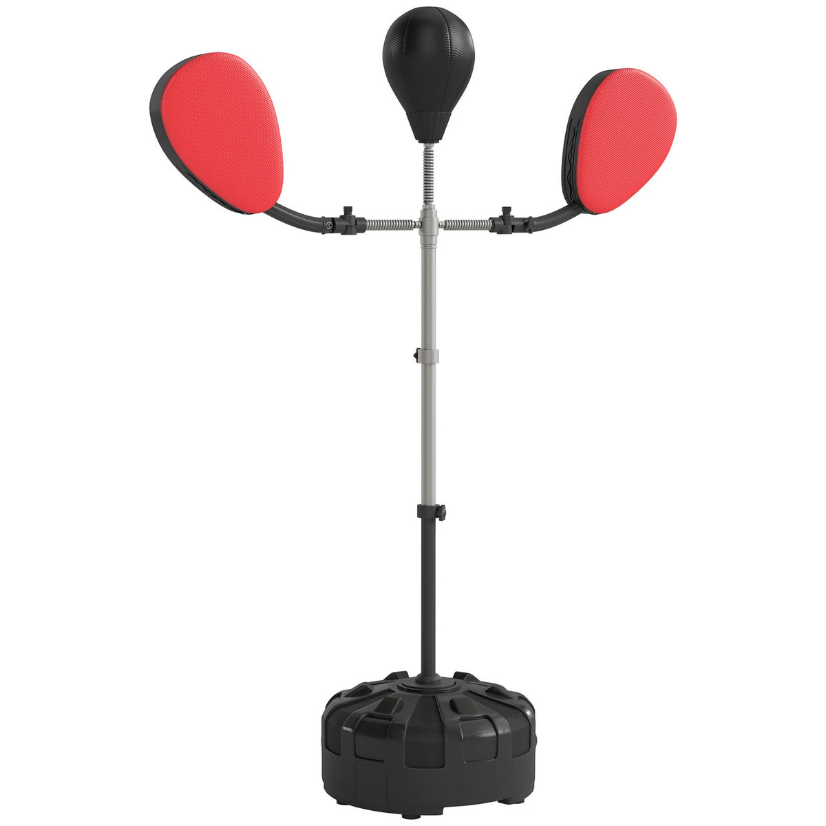 3-in-1 Boxing Bag with Stand, Speed Bag & Target Arms, Adjustable Height