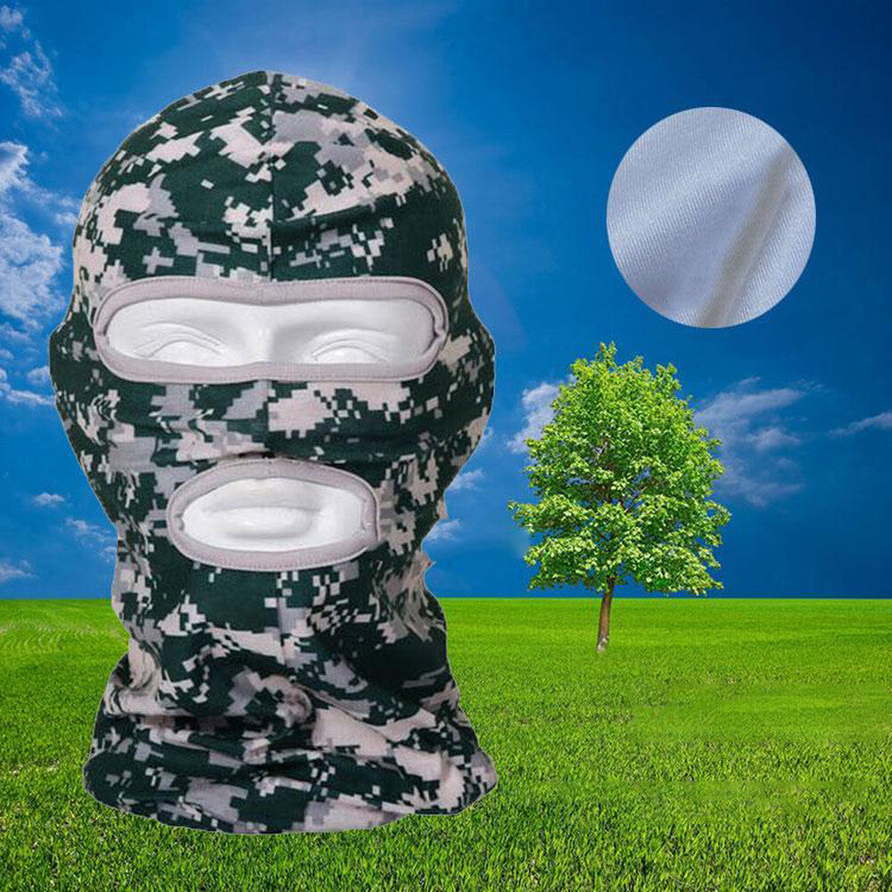 Unisex Full Face Mask Balaclava for Outdoor Activities - Summer Tactical Helmet Liner