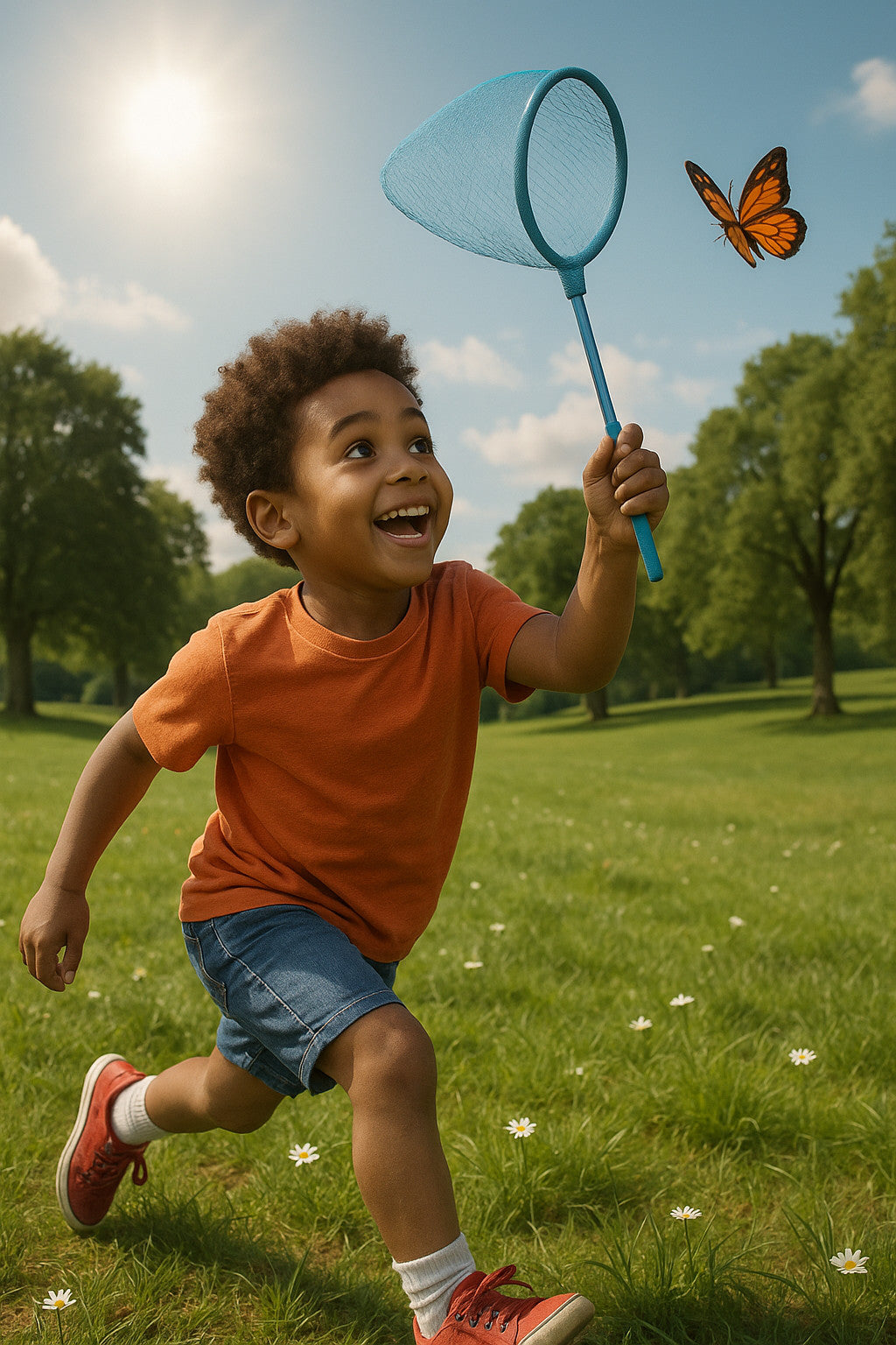 Kids Telescoping Butterfly Bug Catching Nets 3-Pack - Outdoor Insect Nets