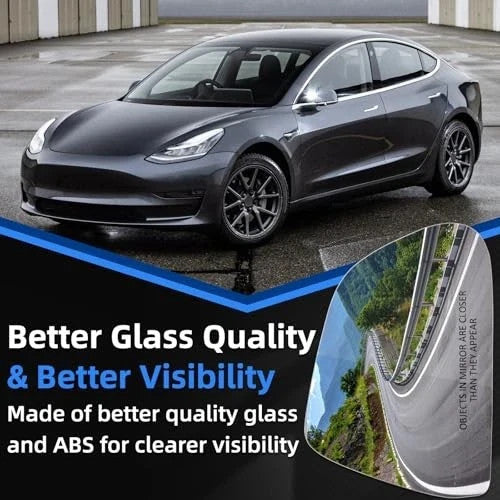 Passenger Side Mirror Replacement for Tesla Model 3 Heated Glass - Right