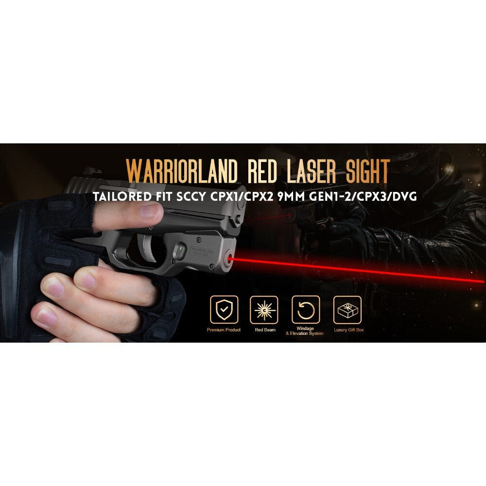 Compact Red for SCCY Pistols - Tactical Trigger Light