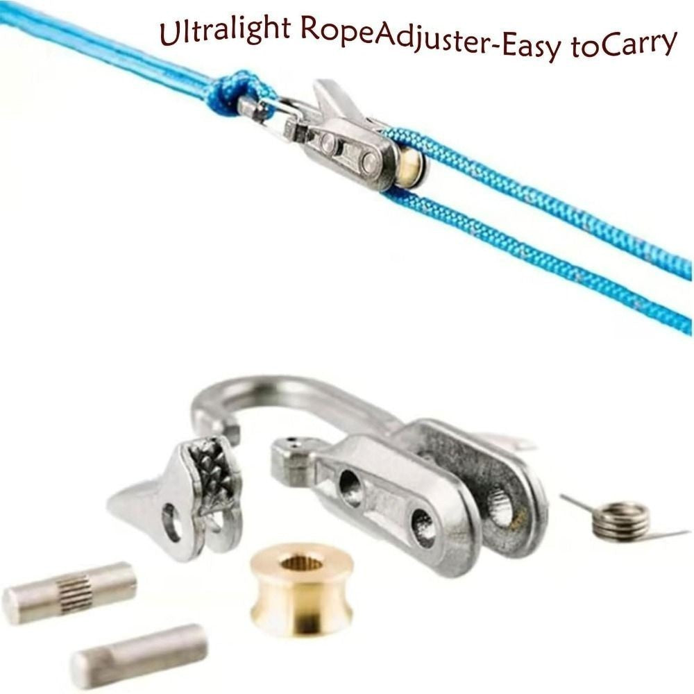 Rope Rollers 6 Pack with Paracord Tensioner & Locking Buckle - Cord & Rope Tighteners