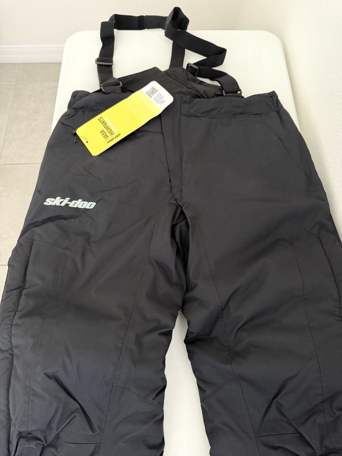 Men's Insulated Snowmobile Highpants with Flotation Technology - Black, Size L