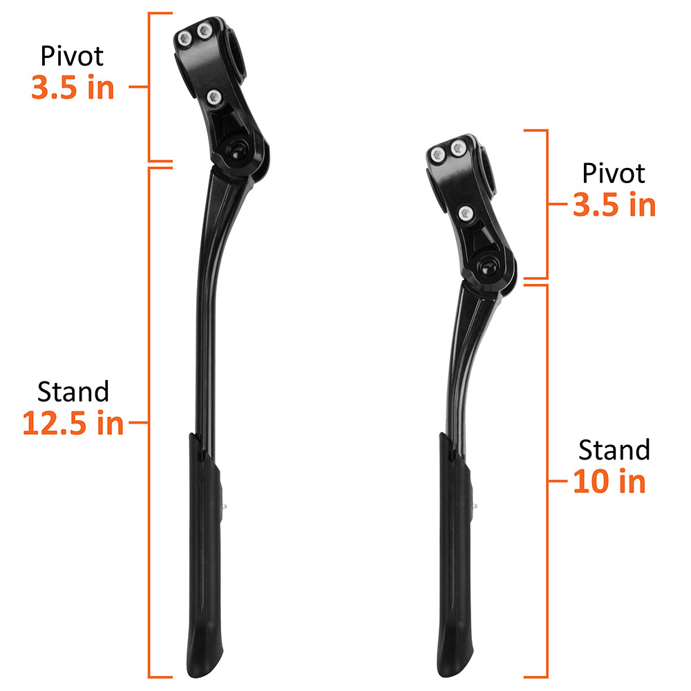 Adjustable Alloy Bicycle Kickstand for 24-28 Inch Mountain & Road Bikes