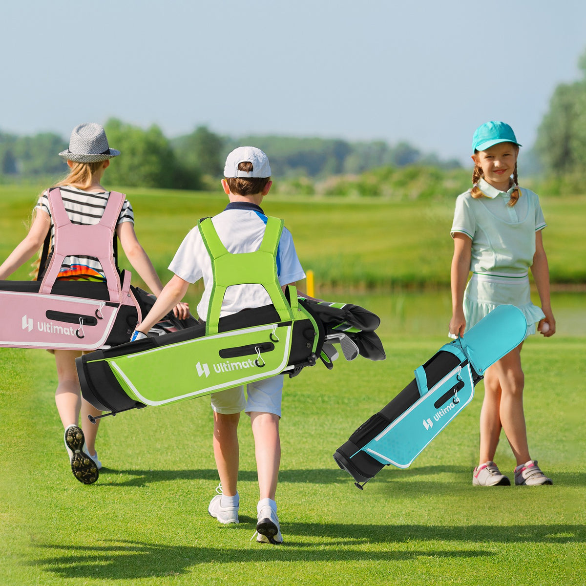Junior Complete Golf Club Set for Kids 11-13 Years Old with Stand Bag & Accessories