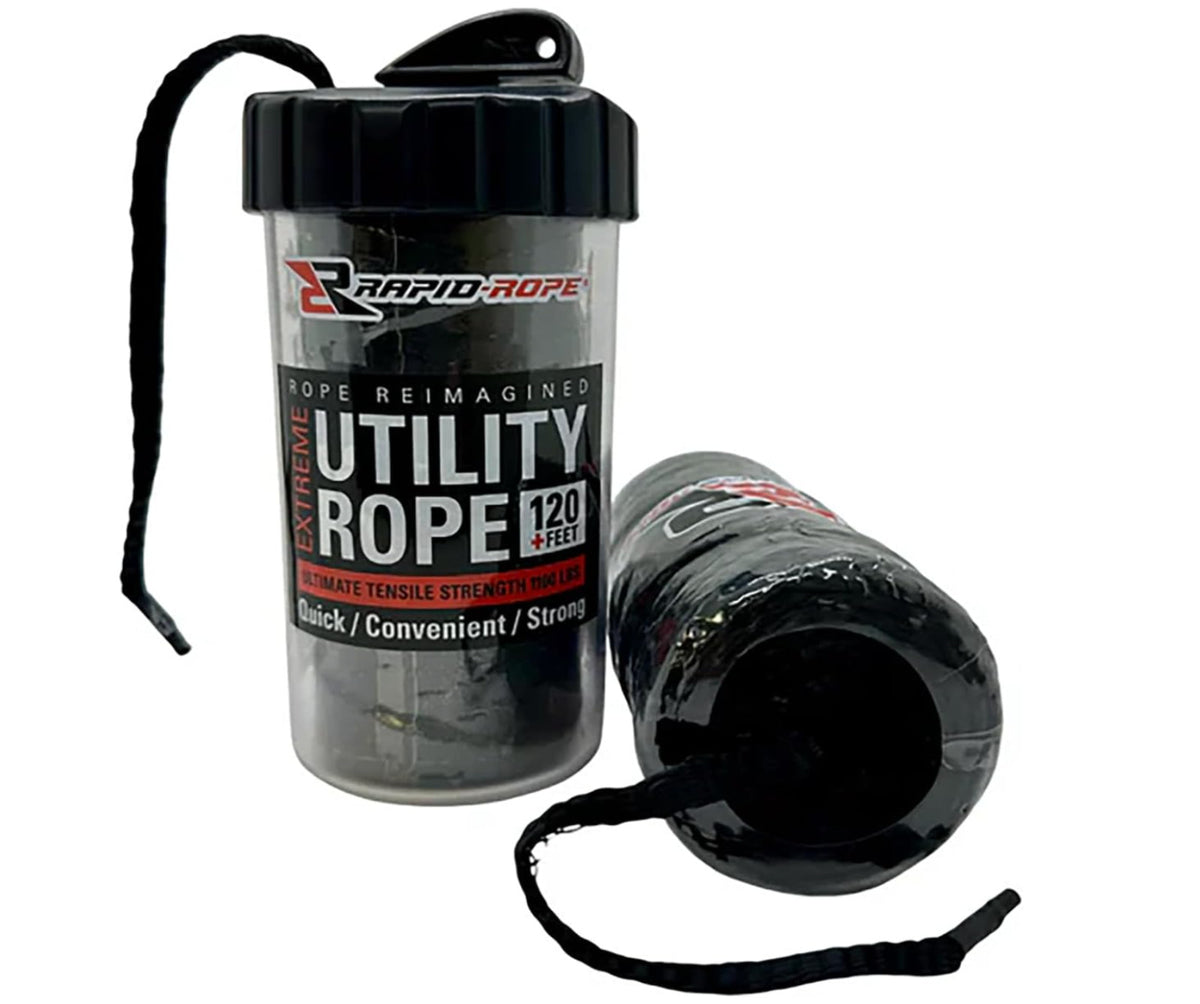 120ft Flat Tactical Paracord Rope Canister - Heavy Duty, Reusable, Made in USA