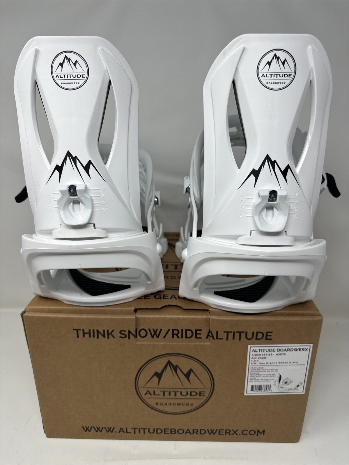 Men's Snowboard Bindings Rider 4x4 Burton Compatible S/M 6-8.5