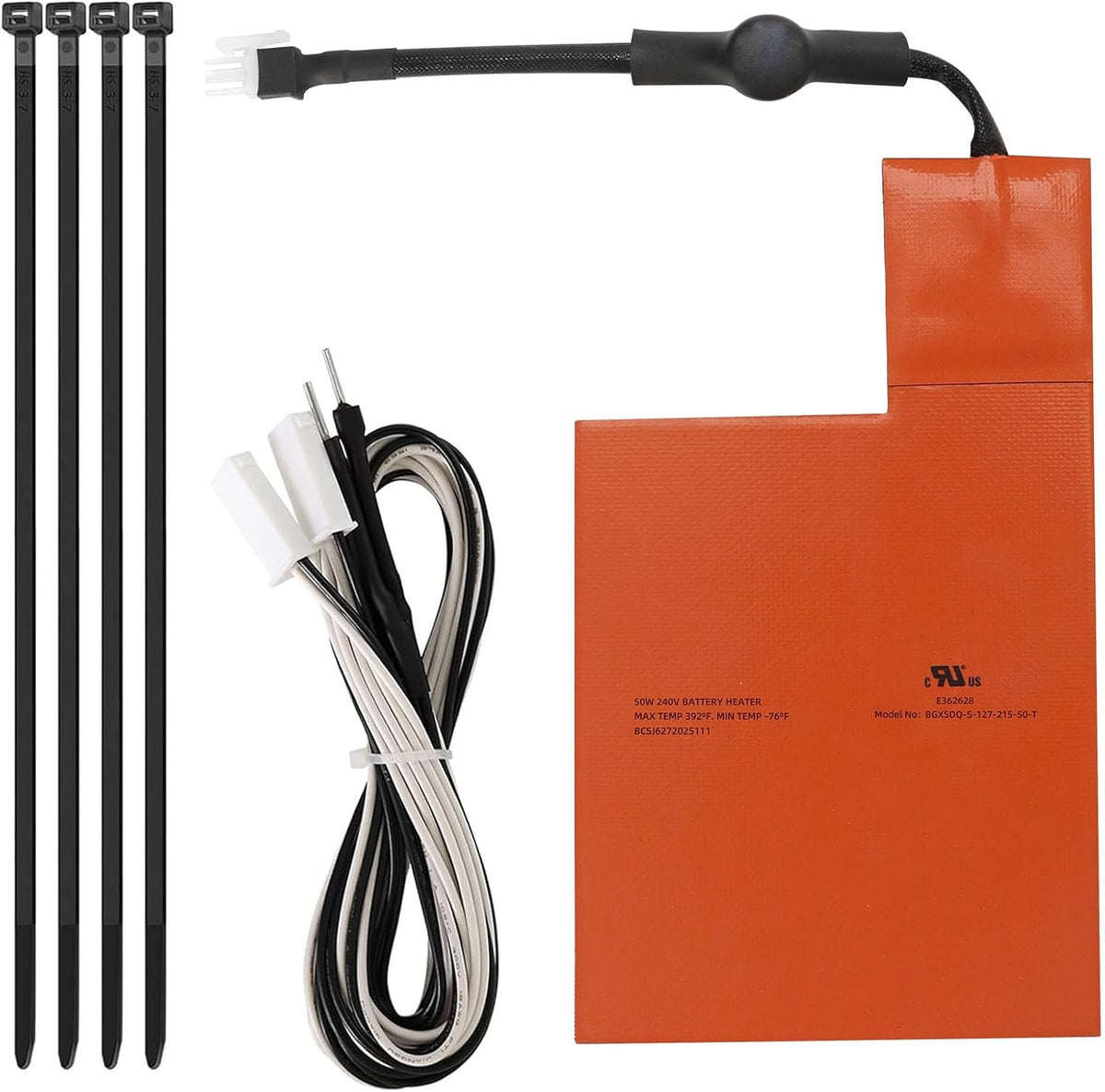 Battery Heater Pad for Generac 7101 - Outdoor Cold Weather Generator Accessory