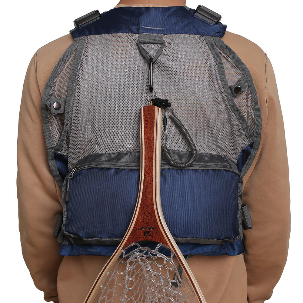 Fly Fishing Vest Pack Adjustable Men Women Blue Outdoor Fishing Gear