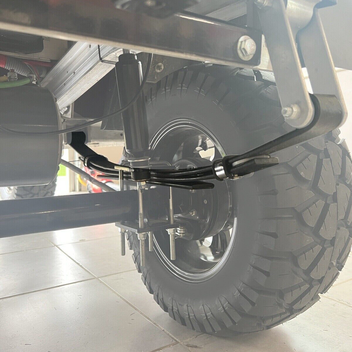 Heavy Duty Rear Leaf Springs for Club Car DS Golf Cart 1981+ - Set of 2