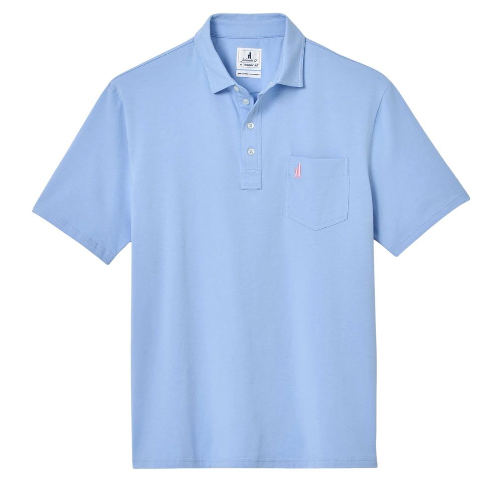 Men's Polo Golf Shirt with 4-Button Placket - Casual Performance Shirt