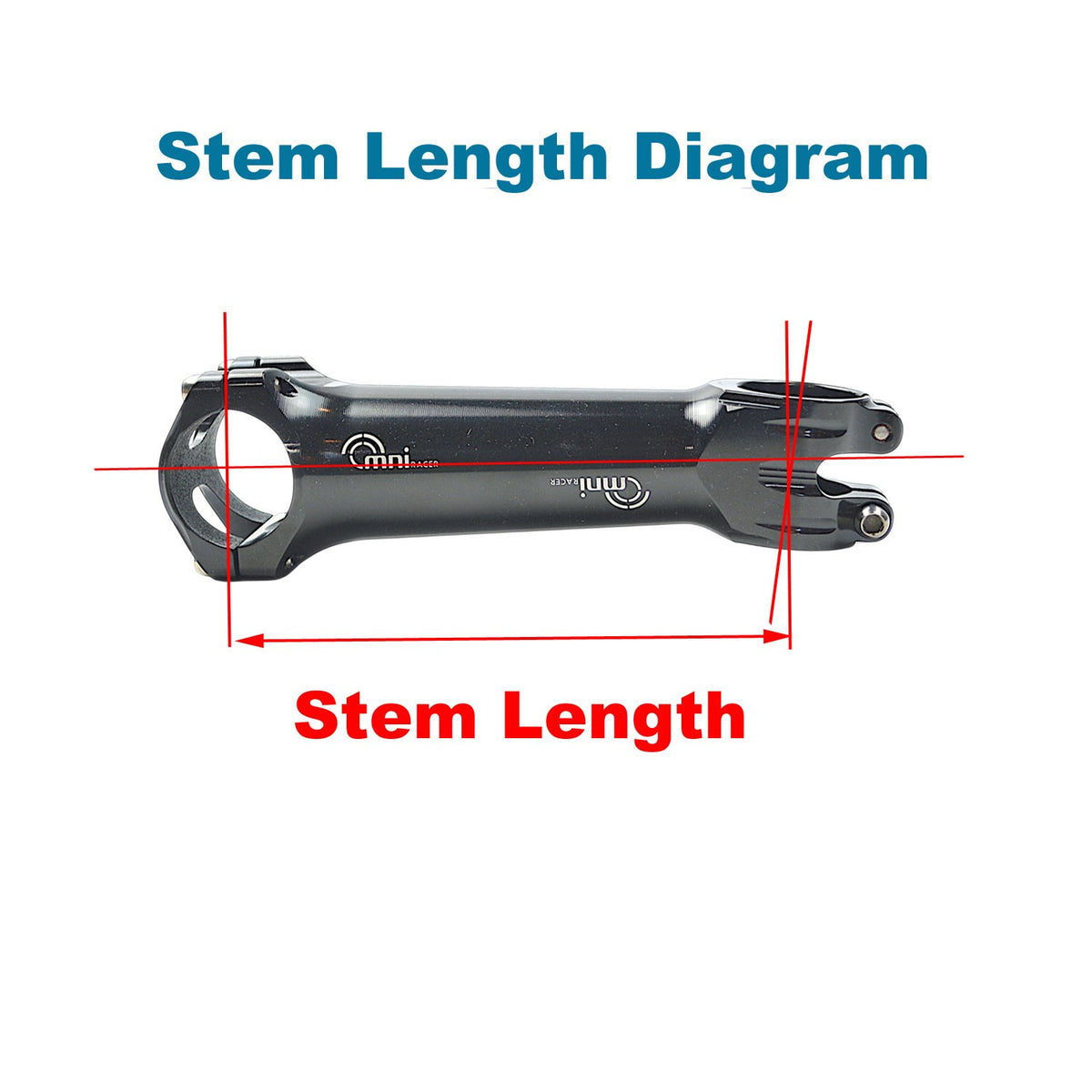Lightweight Bicycle Handlebar Stem 31.8x70mm Alloy with Titanium Bolts