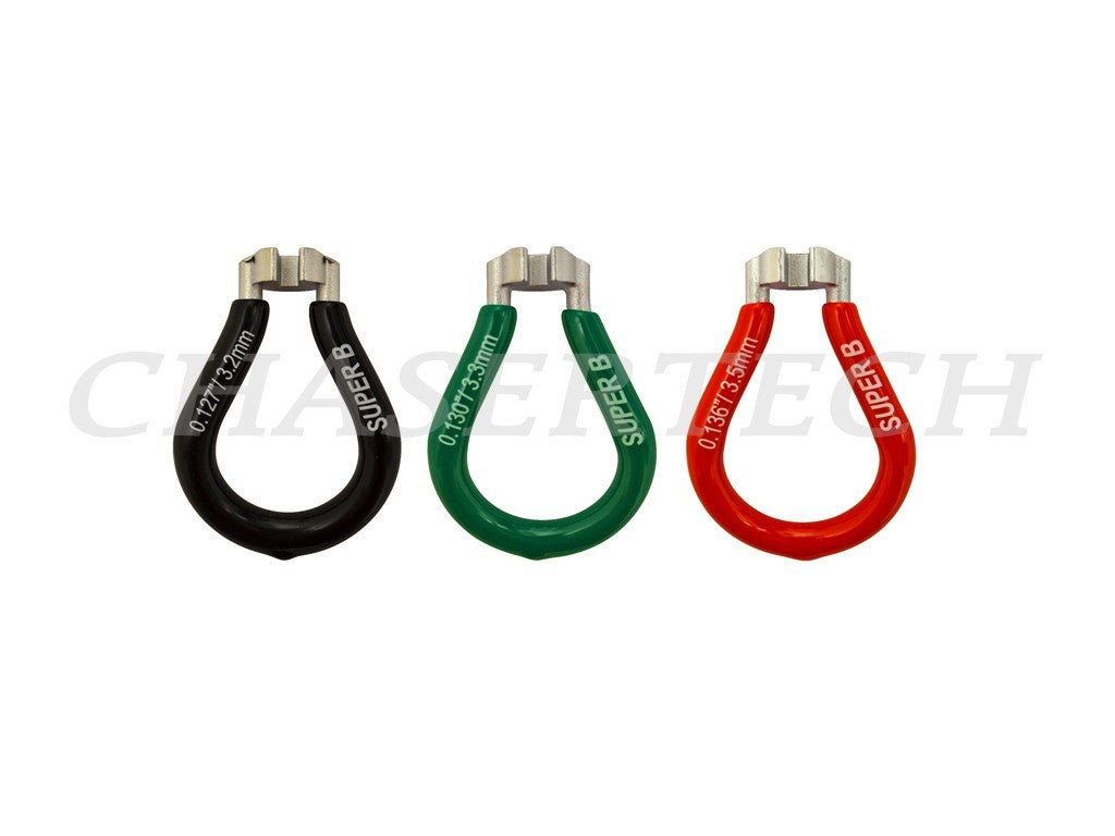 Bicycle Spoke Wrench Set - 3 Pcs for Different Nipple Sizes