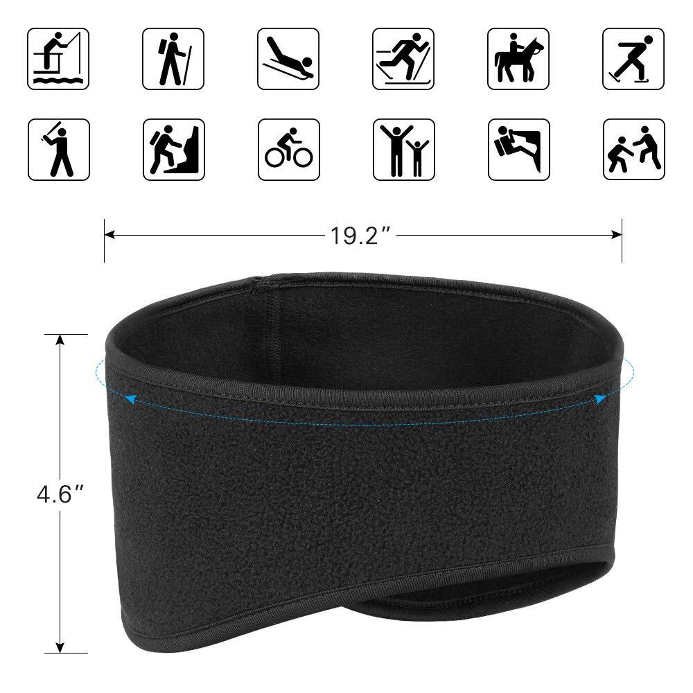 Unisex Winter Fleece Ear Warmer Headband - Sports & Outdoor