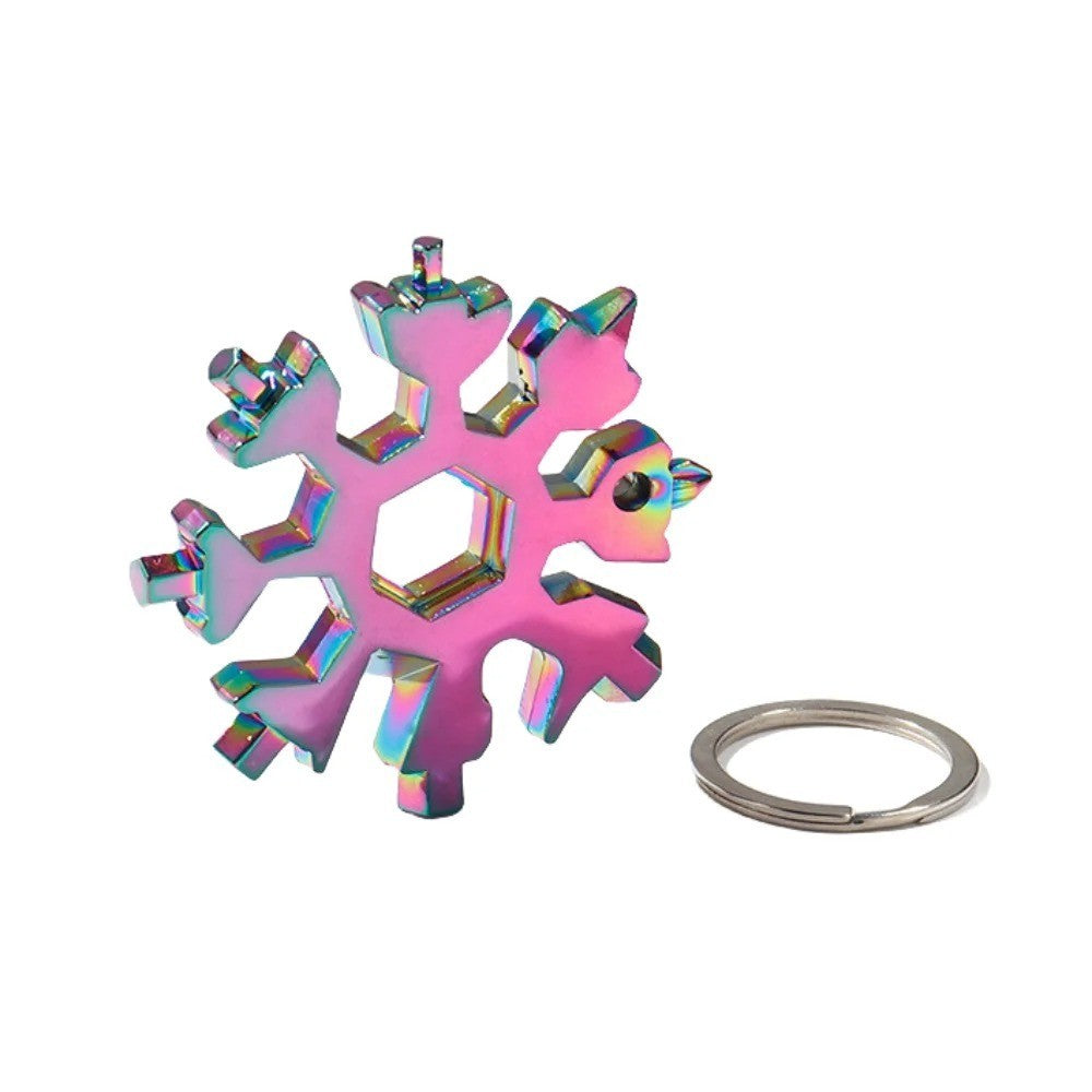 18-in-1 Stainless Steel Snowflake Multi-Tool Portable Camping & Outdoor Gear