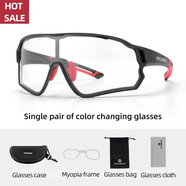 Polarized & Photochromic Cycling Sunglasses UV400 Protection Sport Glasses