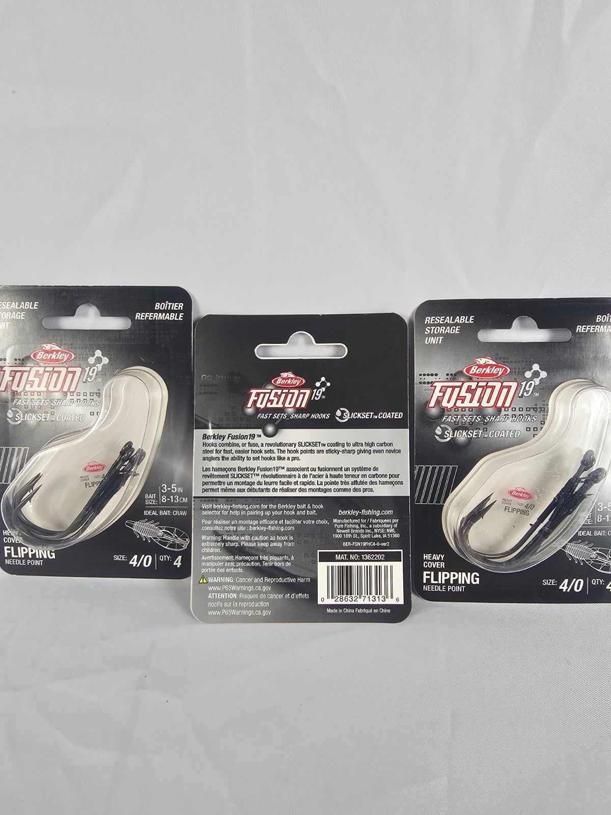 Heavy Cover Flipping Needle Point Hooks Set - Multiple Sizes for Fishing