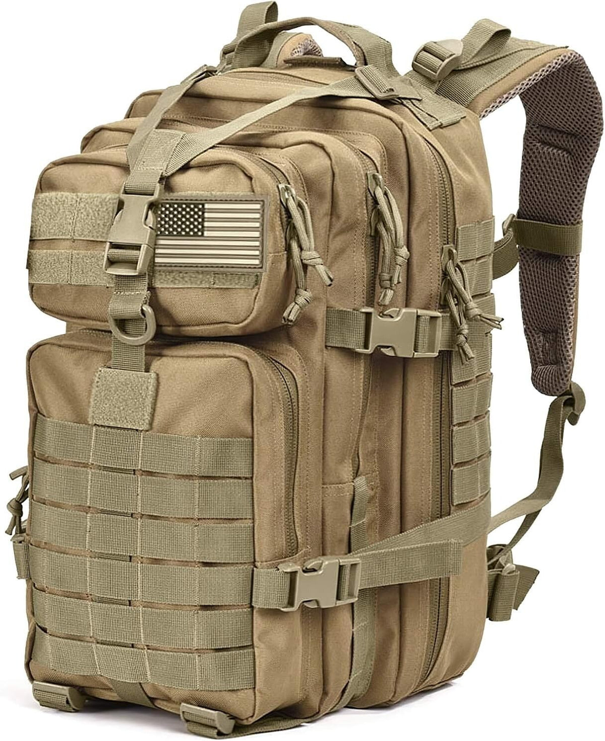 45L Military Tactical Backpack Large Army Assault Pack Molle Rucksack