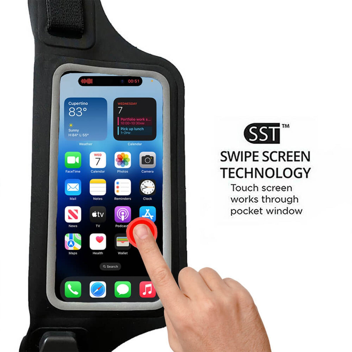 Waterproof Phone Waist Pack Belt for Outdoor Water Sports Travel
