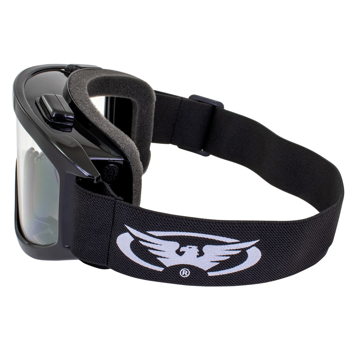 Motorcycle Goggles Anti-Fog Windshield Eye Protection 2 Pack Black Frame