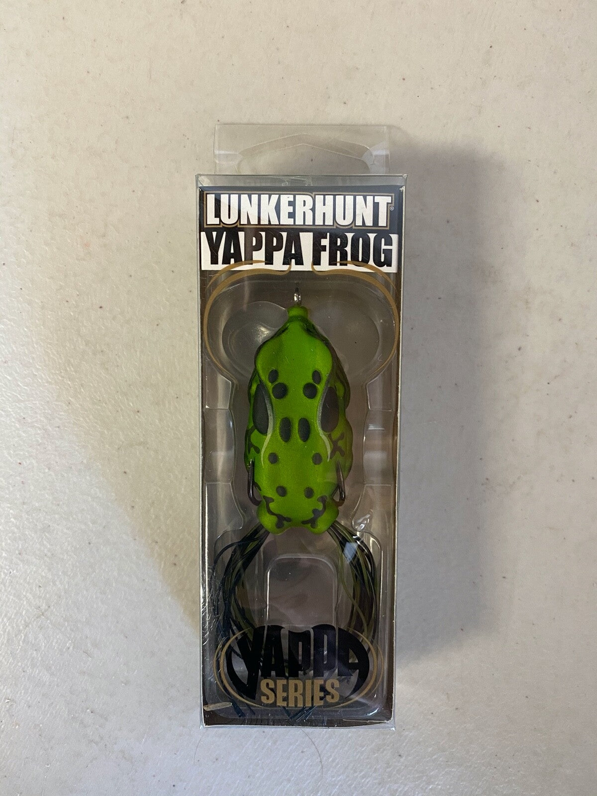 2.25-Inch Bass Fishing Lure - Green Tea Yappa Frog, 1/2 Oz Jitterbug Bait