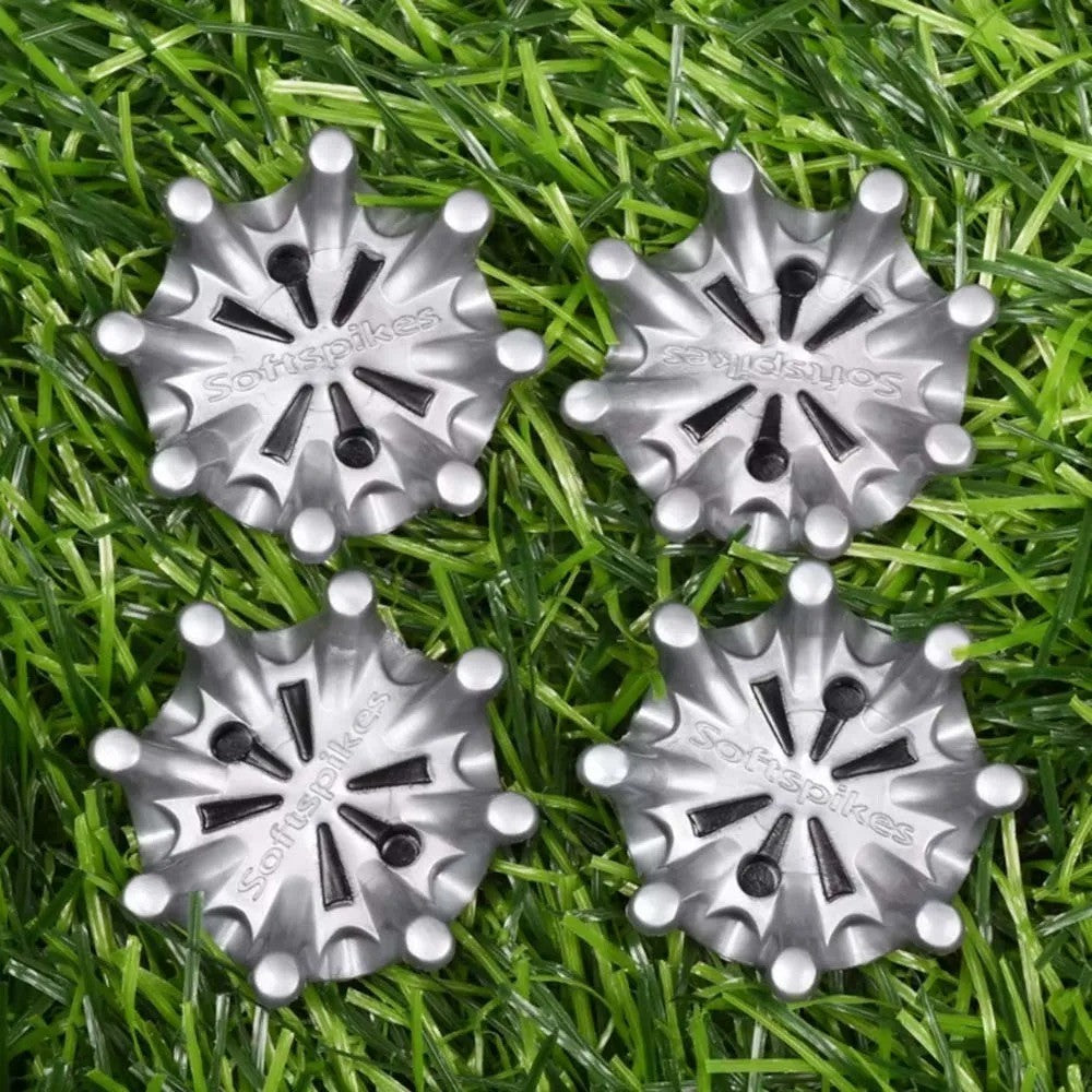 Golf Shoe Spikes 14 Pack Replacement Fast Twist Tri-Lok Golf Shoe Studs