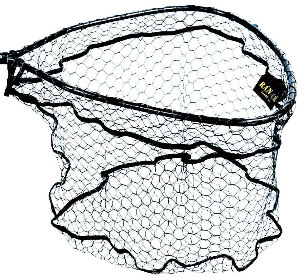28x30 Inch Hook-Free Flat Bottom Replacement Fishing Net for Walleye & Salmon