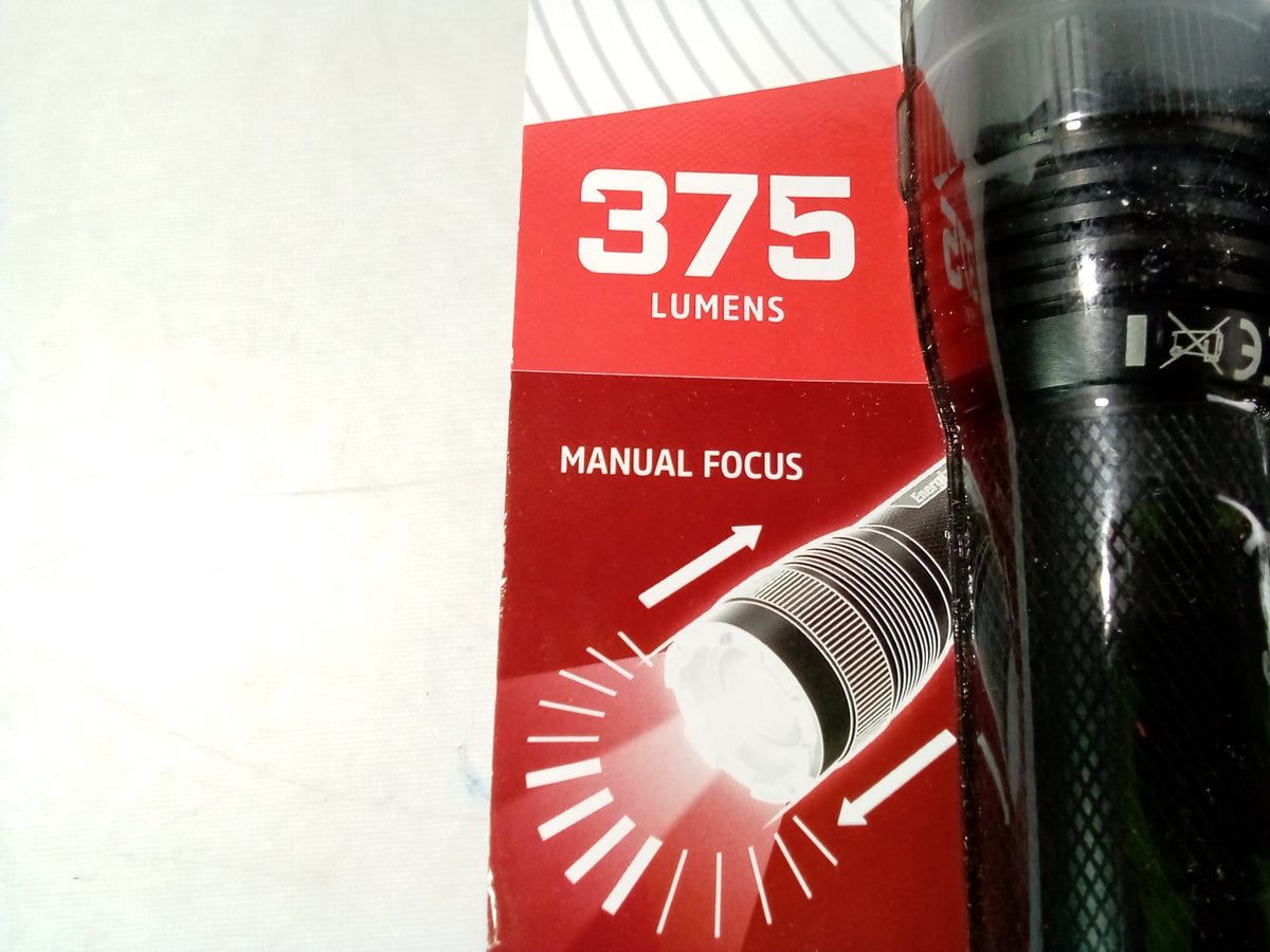 Energizer Metal Tactical Flashlights Pack of 3 - 375 Lumens, 3 Modes