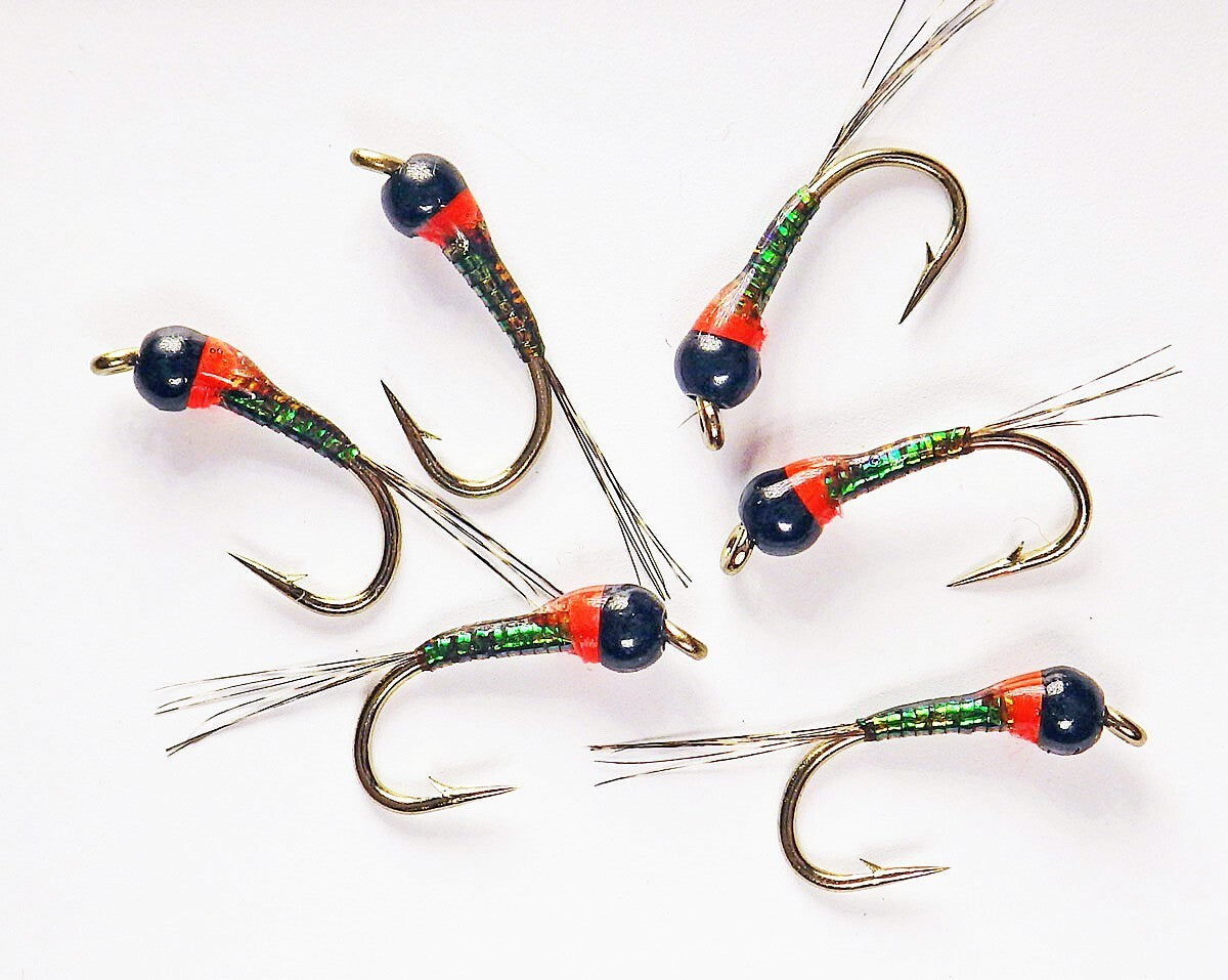 Premium Tungsten Nymphs Fly Fishing Flies for Trout - Multiple Hook Sizes